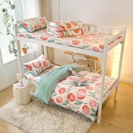 91家纺网 家纺一手货源 找家纺 （总）金鑫汇 2022新款牛奶绒学生上下铺三件套