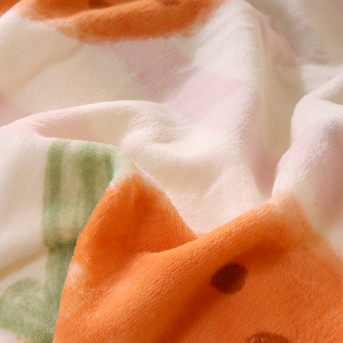 91家纺网 家纺一手货源 找家纺 金鑫汇 2022新款牛奶绒学生上下铺三件套 甜橙-粉