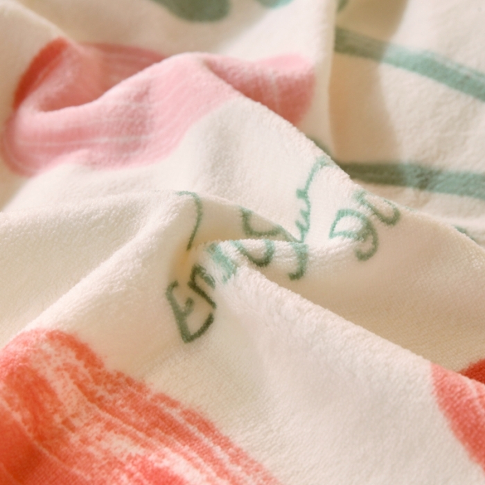 91家纺网 家纺一手货源 找家纺 金鑫汇 2022新款牛奶绒学生上下铺三件套 郁金香-粉