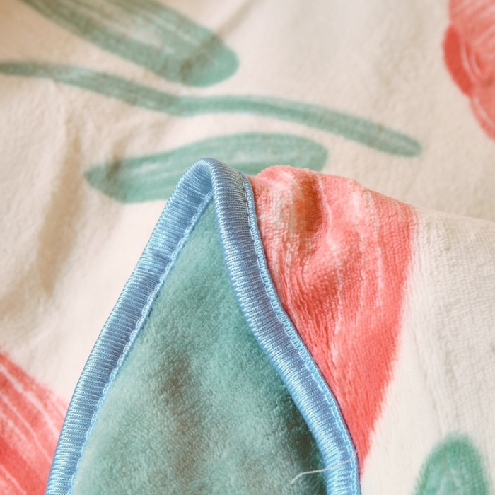 91家纺网 家纺一手货源 找家纺 金鑫汇 2022新款牛奶绒学生上下铺三件套 郁金香-粉