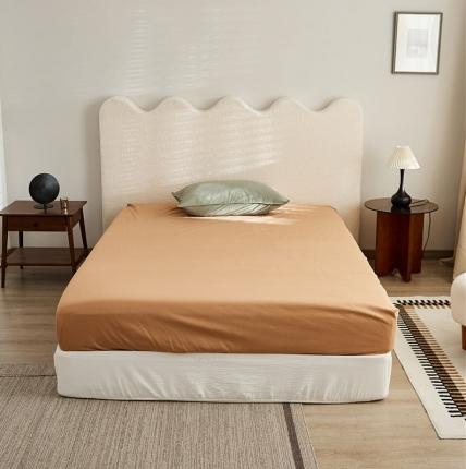 新款100磨毛单品系列-床笠 奶咖