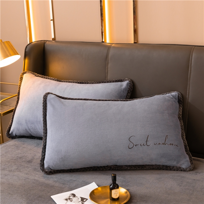 91家纺网 家纺一手货源 找家纺 吾诺 2022新款双拼色二合一冬被 双拼兰灰风格二