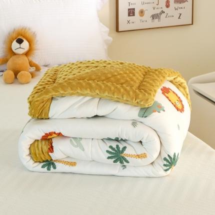 91家纺网 家纺一手货源 找家纺 总嗨生活2022新款A类针织棉豆豆被芯儿童幼儿园单人学生被子