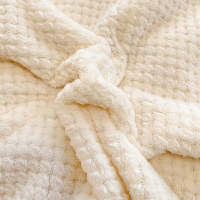 91家纺网 家纺一手货源 找家纺 慕尚 2022爆款牛奶绒贝贝绒夹棉3层加厚毛毯 加厚毯-小黄花