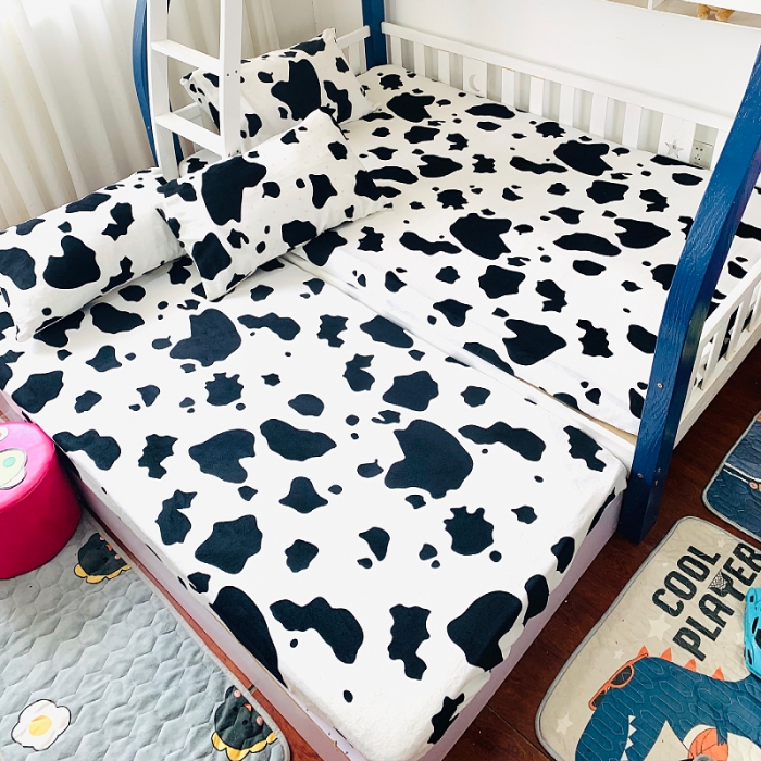 91家纺网 家纺一手货源 找家纺 小虾米 2022新款加厚牛奶绒单品床笠单件套三件套 牛奶