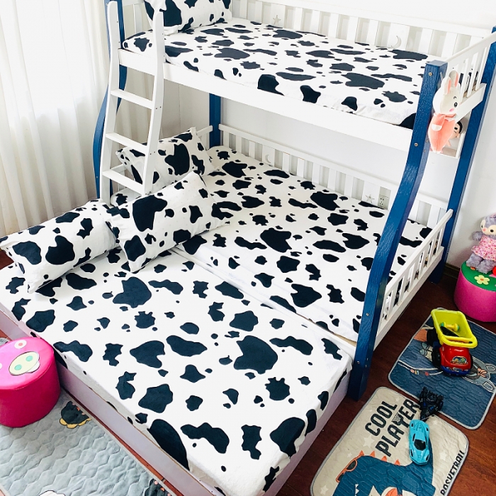 91家纺网 家纺一手货源 找家纺 小虾米 2022新款加厚牛奶绒单品床笠单件套三件套 牛奶