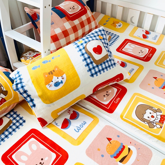 91家纺网 家纺一手货源 找家纺 小虾米 2022新款加厚牛奶绒单品床笠单件套三件套 生日派对