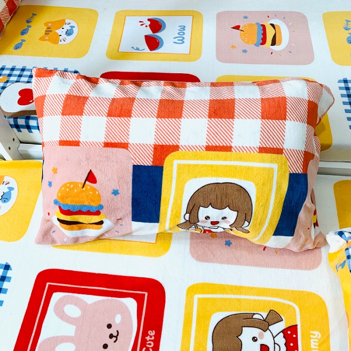 91家纺网 家纺一手货源 找家纺 小虾米 2022新款加厚牛奶绒单品床笠单件套三件套 生日派对