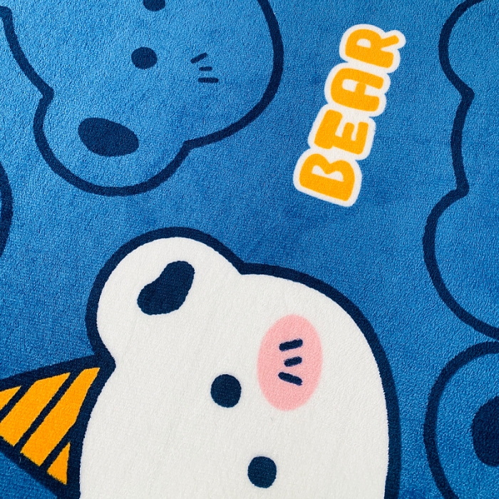 91家纺网 家纺一手货源 找家纺 小虾米 2022新款加厚牛奶绒单品床笠单件套三件套 双影熊