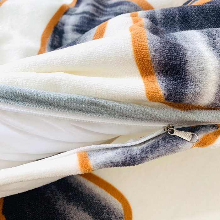 91家纺网 家纺一手货源 找家纺 小虾米 2022新款加厚牛奶绒被套单件套三件套 蝶恋花