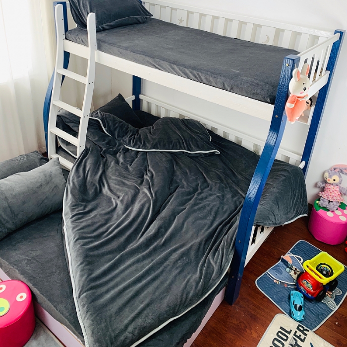 91家纺网 家纺一手货源 找家纺 小虾米 2022新款加厚牛奶绒被套单件套三件套 高级灰