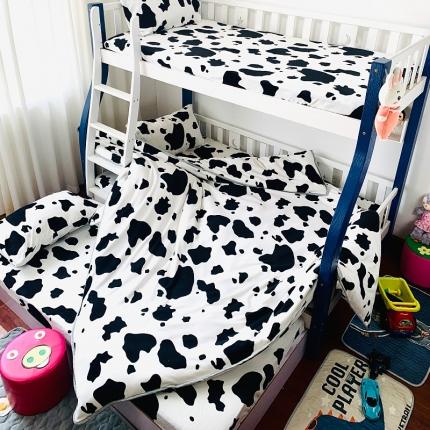 小虾米 2022新款加厚牛奶绒被套单件套三件套 牛奶