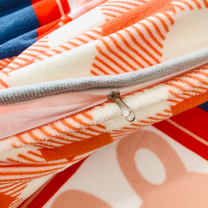 91家纺网 家纺一手货源 找家纺 小虾米 2022新款加厚牛奶绒被套单件套三件套 生日派对