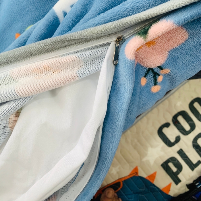 91家纺网 家纺一手货源 找家纺 小虾米 2022新款加厚牛奶绒被套单件套三件套 温馨小鹿