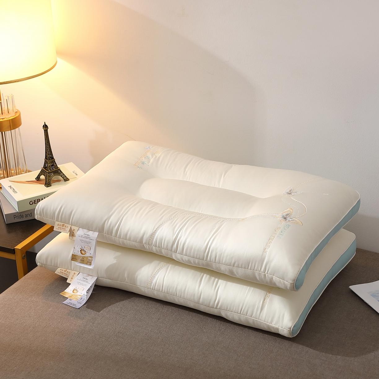 91家纺网 家纺一手货源 找家纺 (总）糖果枕芯2022新款比翼双飞蝴蝶系列枕头