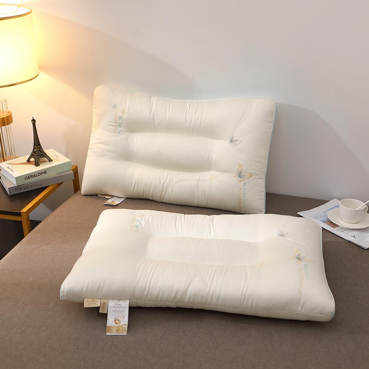 91家纺网 家纺一手货源 找家纺 (总）糖果枕芯2022新款比翼双飞蝴蝶系列枕头