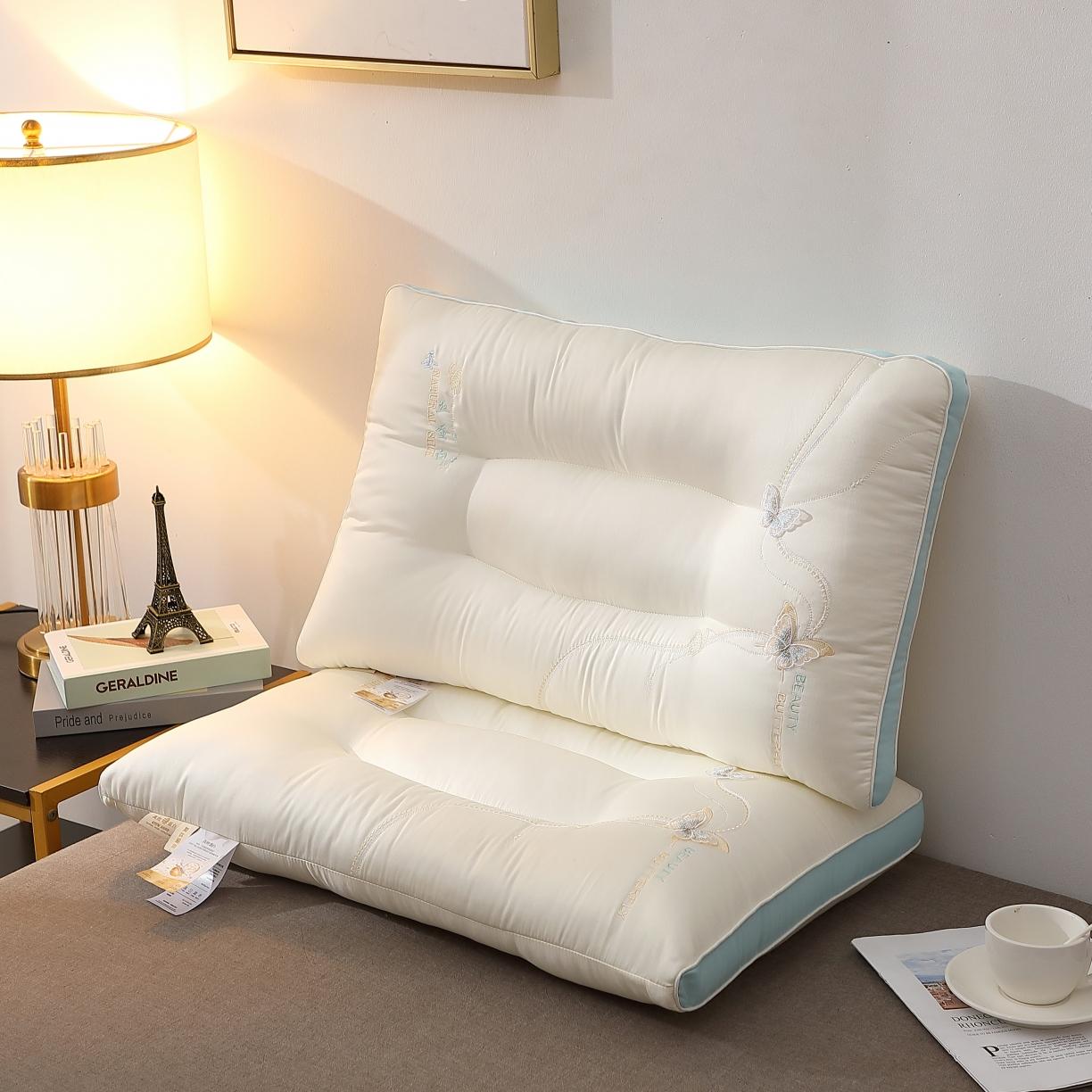 91家纺网 家纺一手货源 找家纺 (总）糖果枕芯2022新款比翼双飞蝴蝶系列枕头