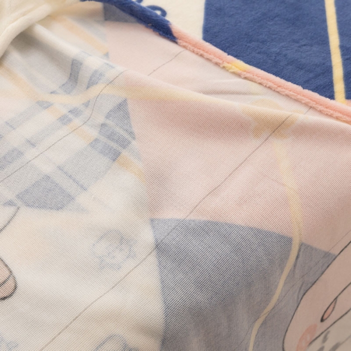 91家纺网 家纺一手货源 找家纺 梦家居 2022新款秋冬新款牛奶绒单床单 格子奶牛