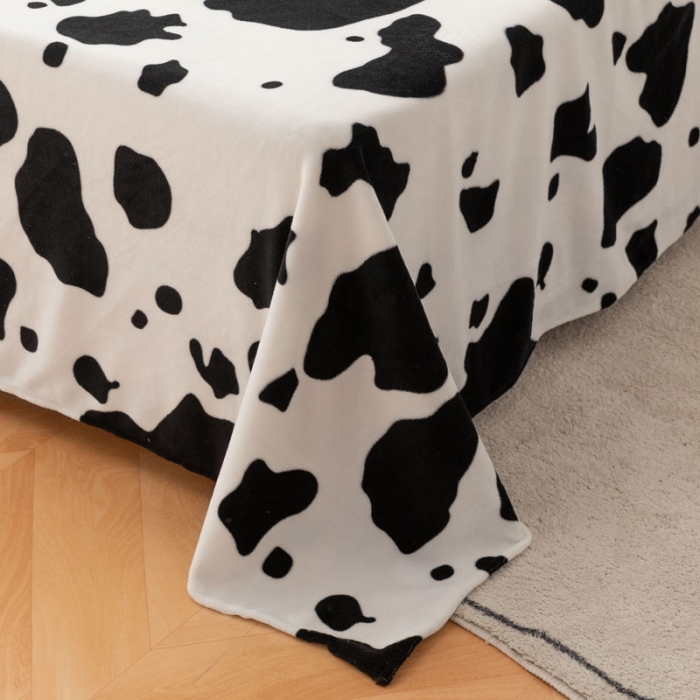 91家纺网 家纺一手货源 找家纺 梦家居 2022新款秋冬新款牛奶绒单床单 牛奶纹