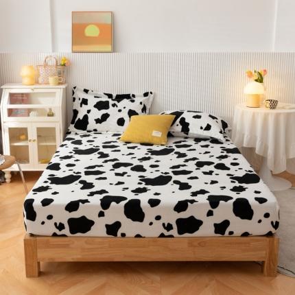 91家纺网 家纺一手货源 找家纺 （总）梦家居 2022新款秋冬新款牛奶绒单床笠