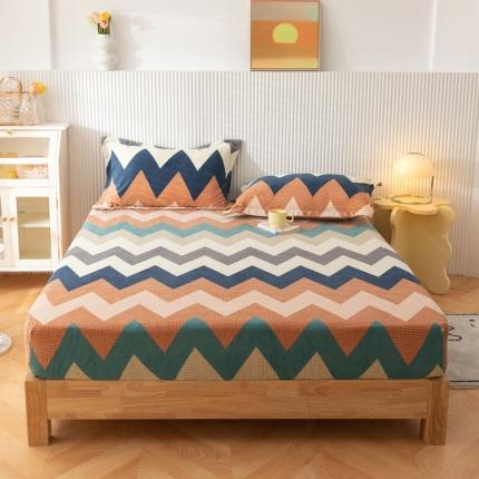 91家纺网 家纺一手货源 找家纺 （总）梦家居 2022新款秋冬新款牛奶绒单床笠