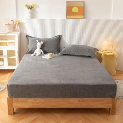 91家纺网 家纺一手货源 找家纺 （总）梦家居 2022新款秋冬新款牛奶绒单床笠