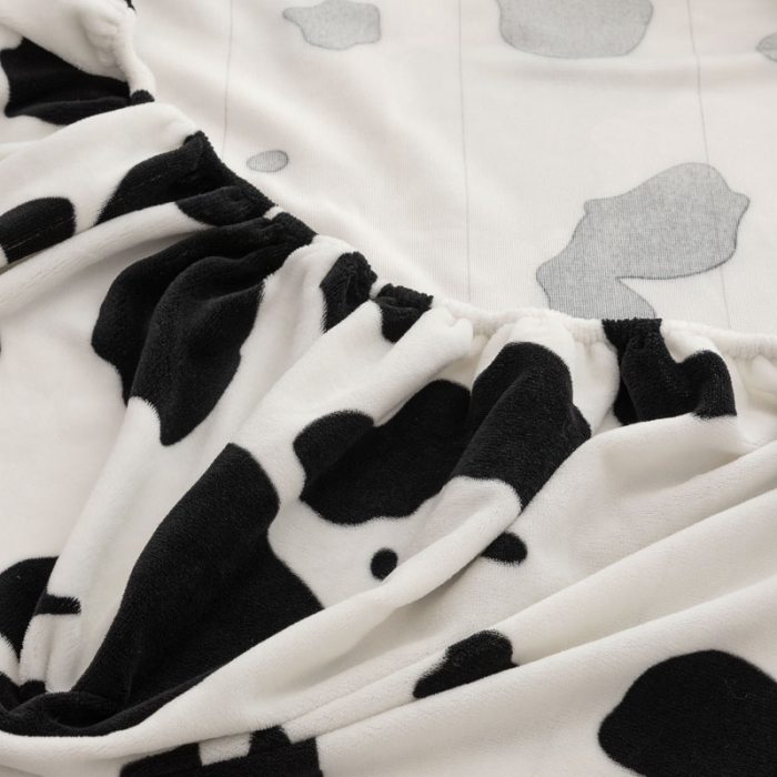 91家纺网 家纺一手货源 找家纺 梦家居 2022新款秋冬新款牛奶绒单床笠 牛奶纹