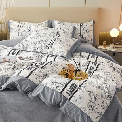 91家纺网 家纺一手货源 找家纺 （总）涵美人高克重牛奶绒数码印花法莱水晶宝宝婴儿绒直播系列