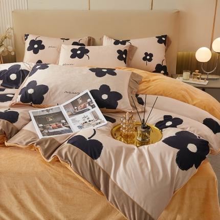 91家纺网 家纺一手货源 找家纺 （总）涵美人高克重牛奶绒数码印花法莱水晶宝宝婴儿绒直播系列