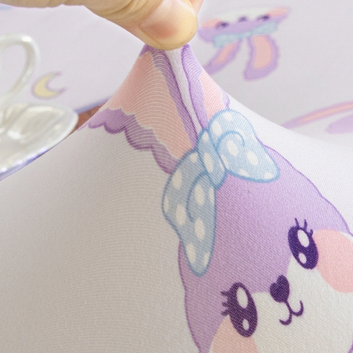 91家纺网 家纺一手货源 找家纺 芯恋 2025新款针织棉豆豆被加厚冬被春秋被被芯可爱兔兔