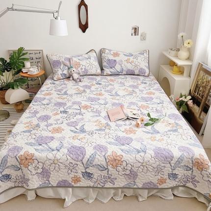 91家纺网 家纺一手货源 找家纺 （总）美乐迪 2022新款多功能牛奶绒亲肤棉床盖套件