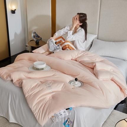 91家纺网 家纺一手货源 找家纺 玖琳家纺 2022新款豆皇SOYBEAN凉感丝A类秋冬被 雅玉