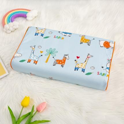 91家纺网 家纺一手货源 找家纺 萌番宝 2022新款长绒棉儿童乳胶枕疯狂动物城