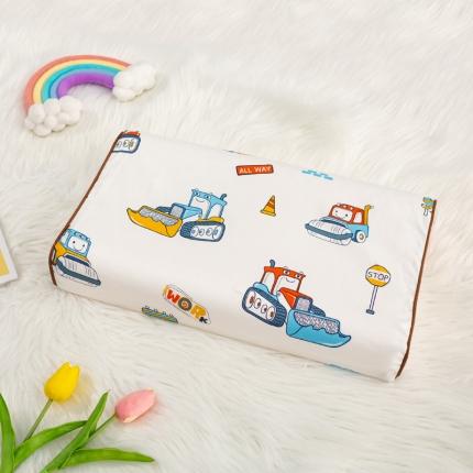 91家纺网 家纺一手货源 找家纺 萌番宝 2022新款长绒棉儿童乳胶枕乐挖挖