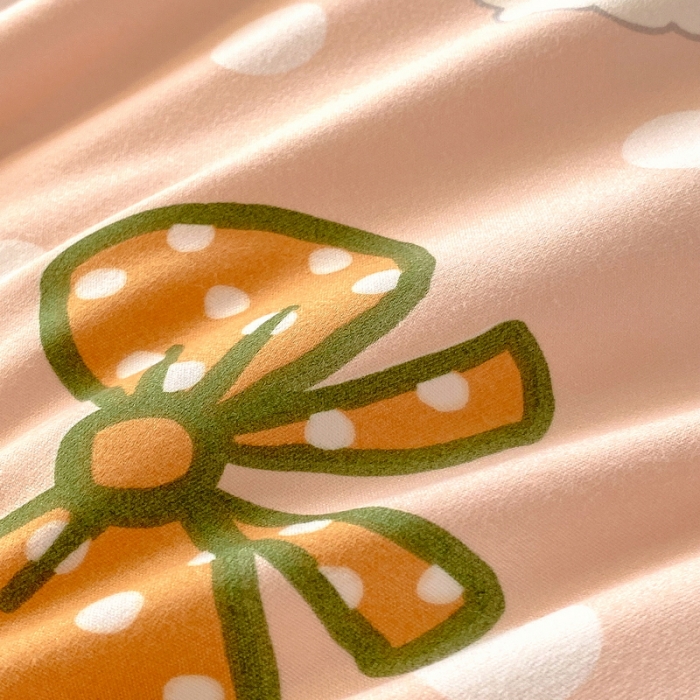 91家纺网 家纺一手货源 找家纺 艾橙 秋冬新款140g植物羊绒磨毛四件套系列 艾米丽