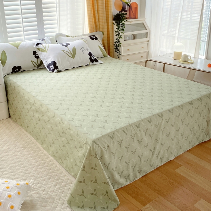 91家纺网 家纺一手货源 找家纺 艾橙 秋冬新款140g植物羊绒磨毛四件套系列 春风十里