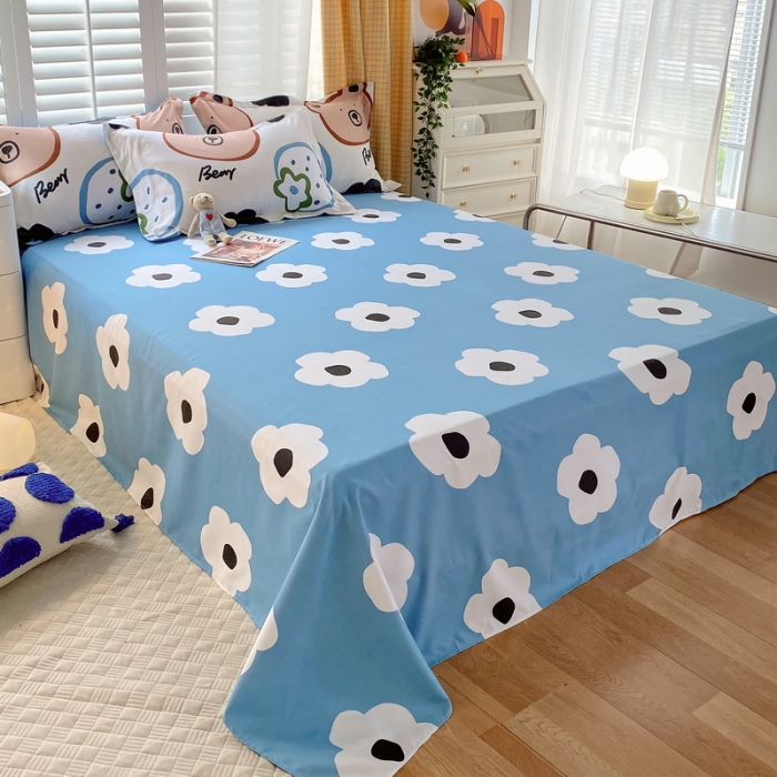 91家纺网 家纺一手货源 找家纺 艾橙 秋冬新款140g植物羊绒磨毛四件套系列 呆萌熊