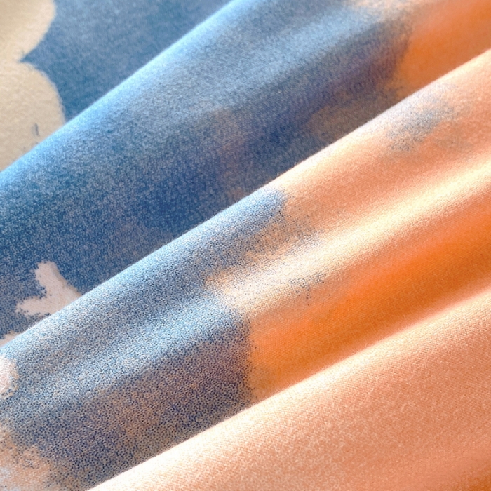 91家纺网 家纺一手货源 找家纺 艾橙 秋冬新款140g植物羊绒磨毛四件套系列 芙菲儿