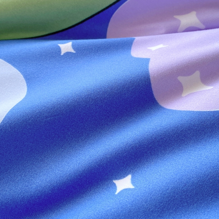 91家纺网 家纺一手货源 找家纺 艾橙 秋冬新款140g植物羊绒磨毛四件套系列 可爱恐龙