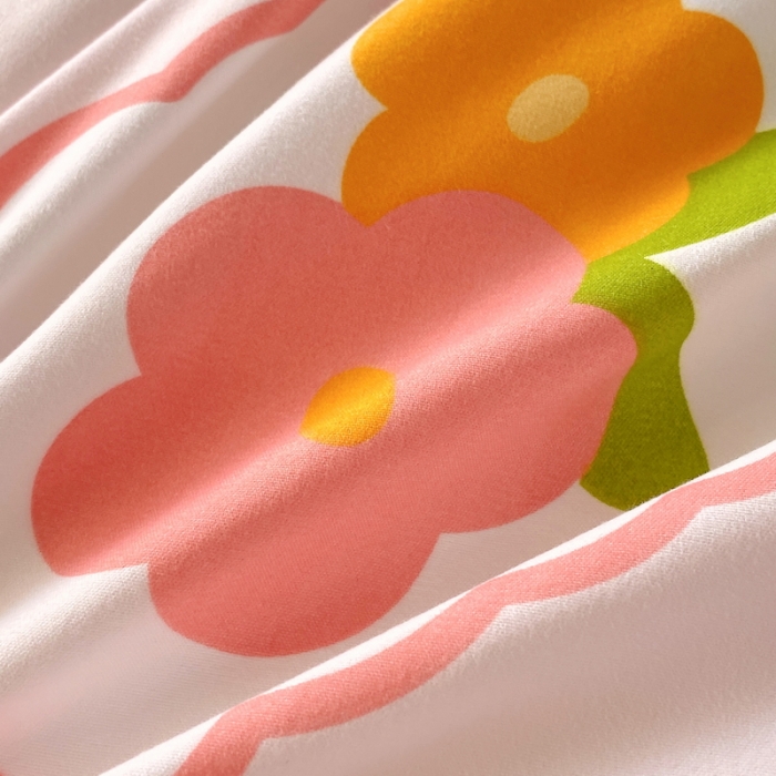 91家纺网 家纺一手货源 找家纺 艾橙 秋冬新款140g植物羊绒磨毛四件套系列 萌宠派对