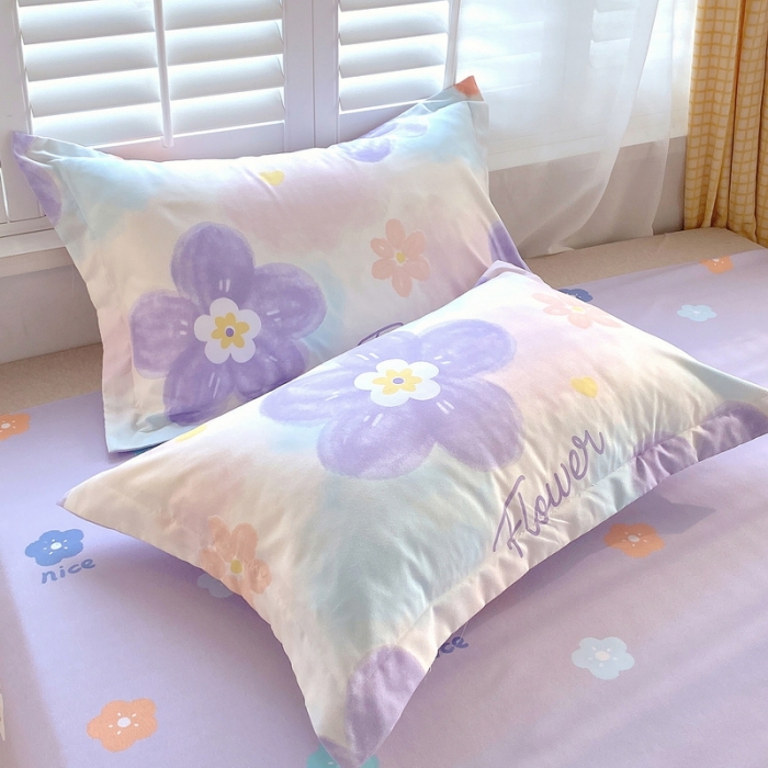 91家纺网 家纺一手货源 找家纺 艾橙2022秋冬新款140g植物羊绒磨毛四件套系列 蜜恋花