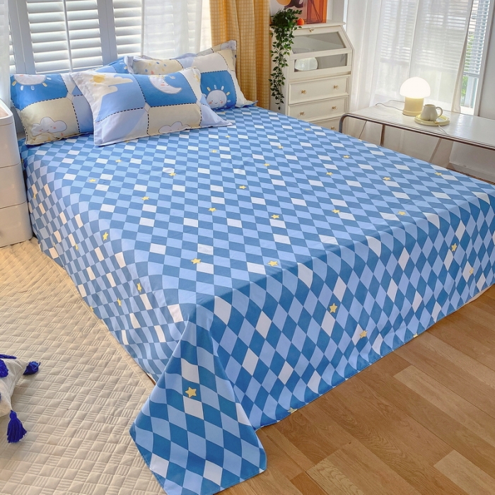 91家纺网 家纺一手货源 找家纺 艾橙 秋冬新款140g植物羊绒磨毛四件套系列 暖阳时光