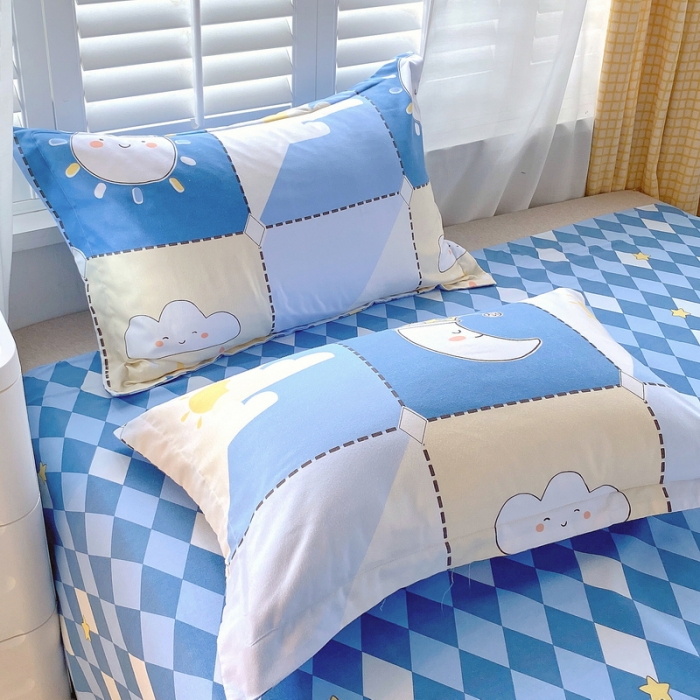 91家纺网 家纺一手货源 找家纺 艾橙 秋冬新款140g植物羊绒磨毛四件套系列 暖阳时光