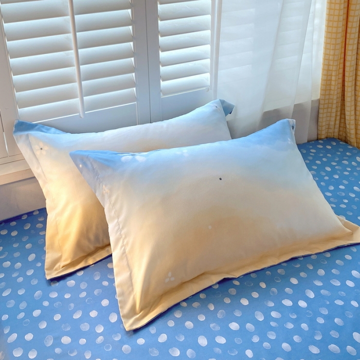 91家纺网 家纺一手货源 找家纺 艾橙 秋冬新款140g植物羊绒磨毛四件套系列 清韵花香