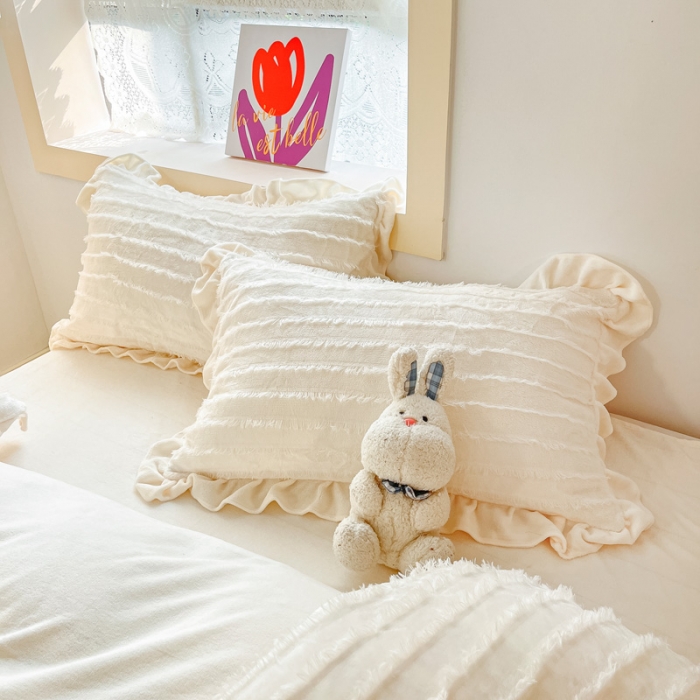 91家纺网 家纺一手货源 找家纺 （总）金爱家 2023新款流苏牛奶绒四件套