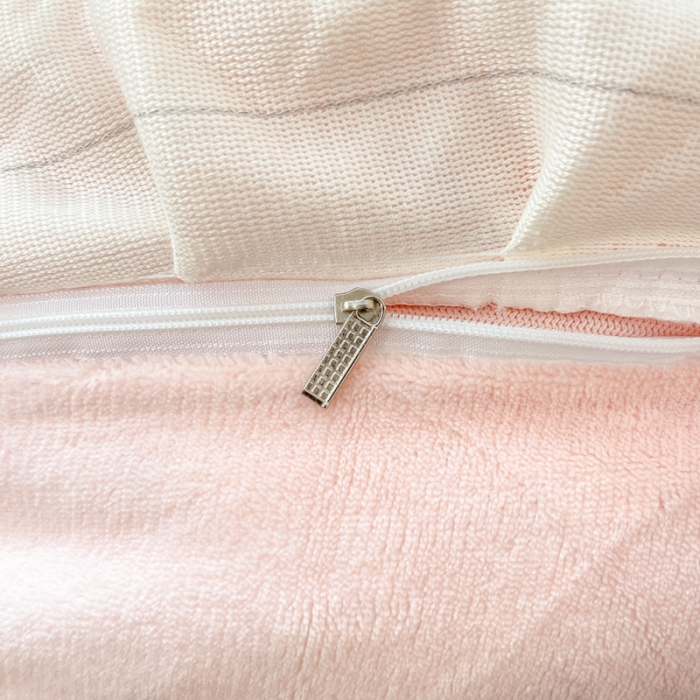 91家纺网 家纺一手货源 找家纺 金爱家 2023新款流苏牛奶绒四件套 流苏-粉色