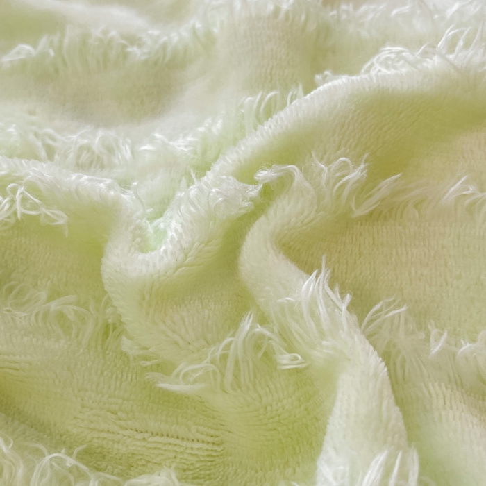 91家纺网 家纺一手货源 找家纺 金爱家 2023新款流苏牛奶绒四件套 流苏-青绿