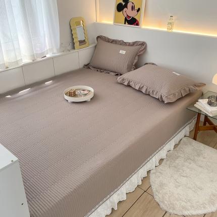 91家纺网 家纺一手货源 找家纺 （总）茉夕 2022新款全棉水洗棉榻榻米床盖