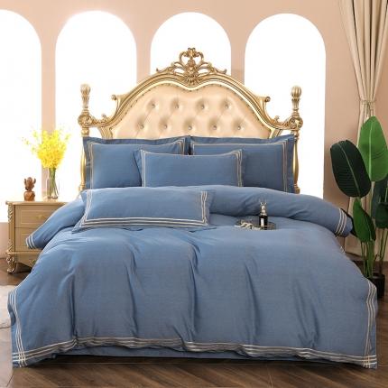 91家纺网 家纺一手货源 找家纺 （总）浩情国际 2026新款120支高端加厚磨毛四件套