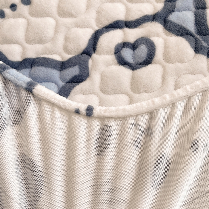 91家纺网 家纺一手货源 找家纺 澳梵家居 2022新款牛奶绒花边床笠三件套 多多熊